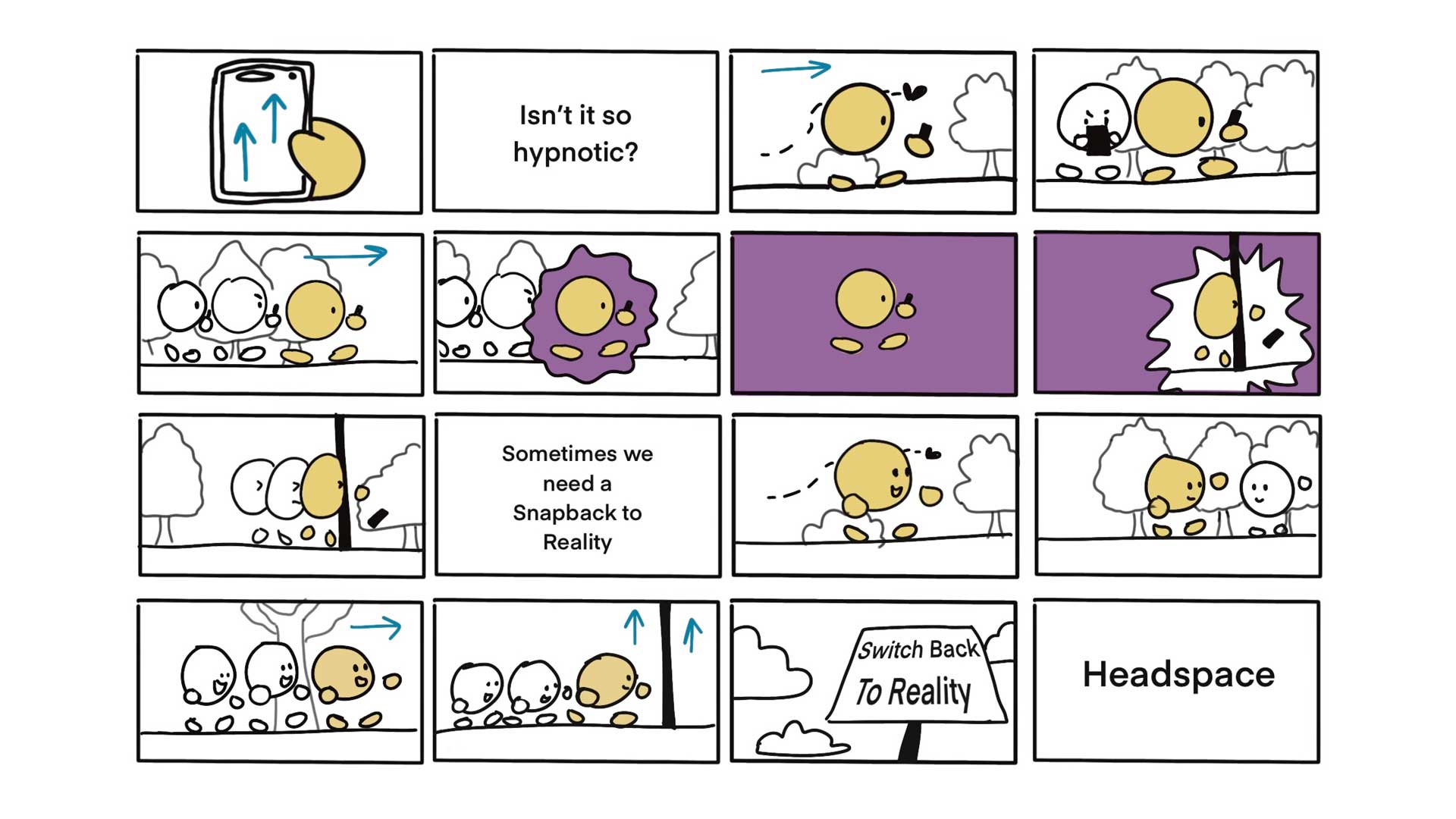 digital and coloured storyboard